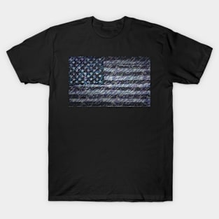 Rustic American Flag T-Shirt